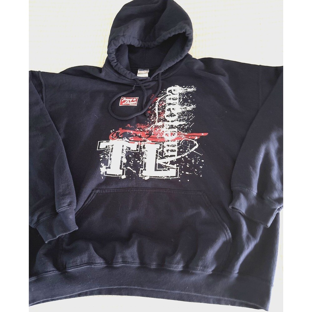 Tony Lama Americana Navy Blue Mens Hoodie XL